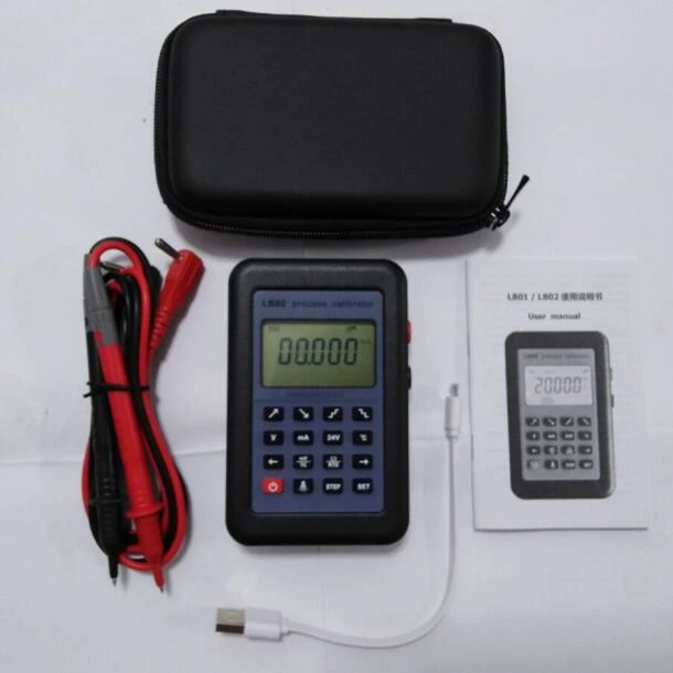 LB02 Resistance Current Voltmeter Signal Generator Source Process Calibrator 4-20mA/0-10V/mV LCD Display Update from LB01