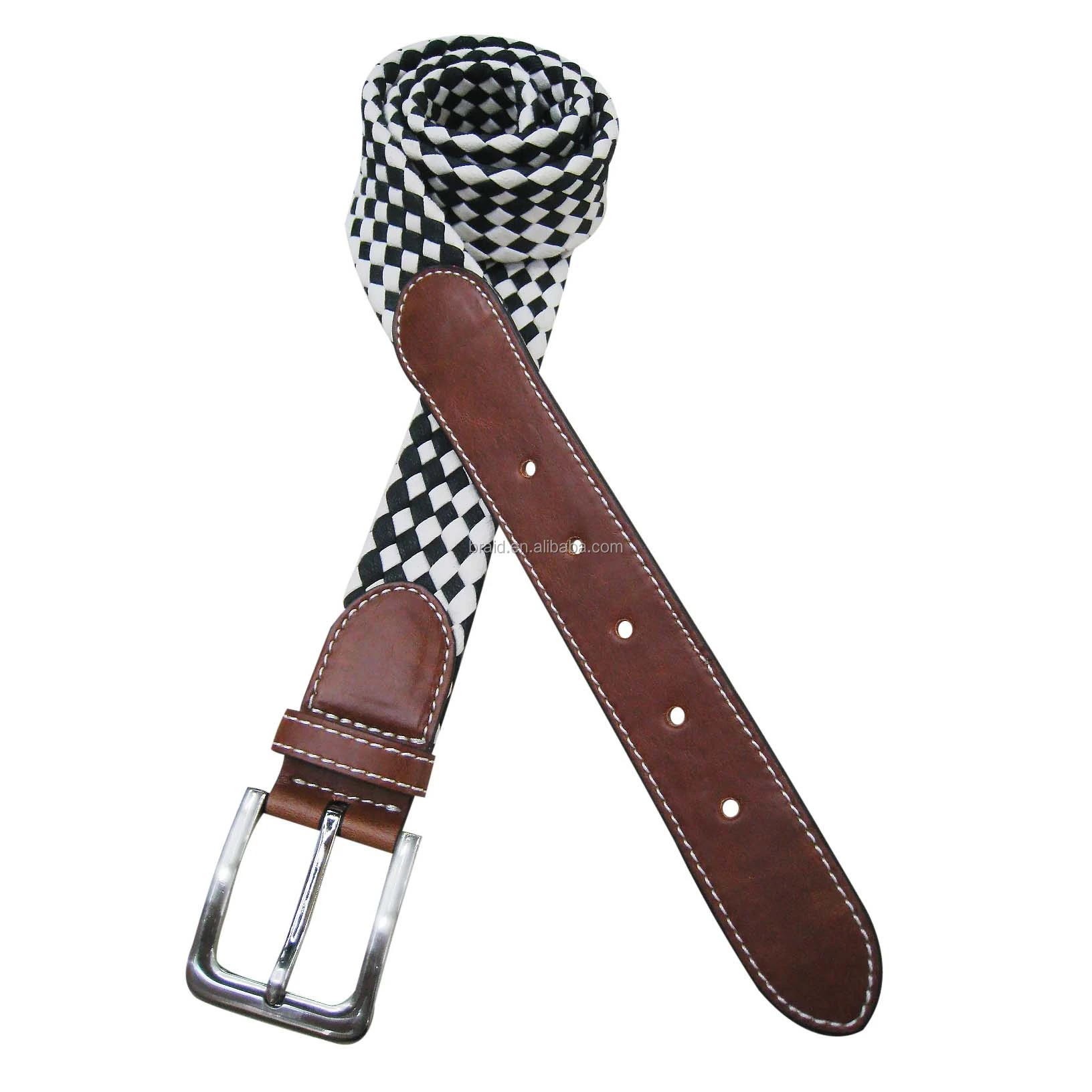 Leather belt beads belt