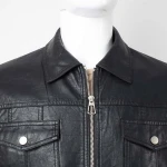 Leather Jacket Men's Trendy Jacket Pilot Leather Jacket Men's Daily Casual Korean Top Lapel Slim Locomotive