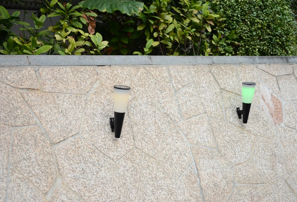 LED Solar Power Lights Path Wall Light Waterproof Energy Saving Auto-induction Solar Garden Light Outdoor