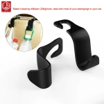 LEYI Car Hooks Headrest Hook, Seat Hanger Storage for Purse Hooks Bag Handbag