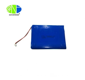 li ion polymer battery pack DTP456080-2S 7.4V 2500mAh rechargeable battery from China supplier