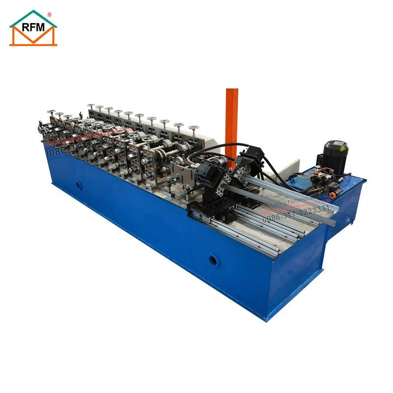 light steel double line two type profile roll forming machine