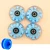 Import Light up Roller PU Skate Wheels with Bearings Luminous Installed Double Row Skating Skateboard 4 wheel Roller Skates Accessories from China