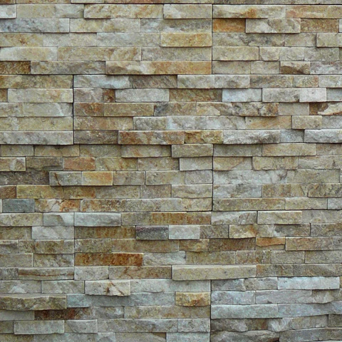 Limestone wall cladding ledge stone grey