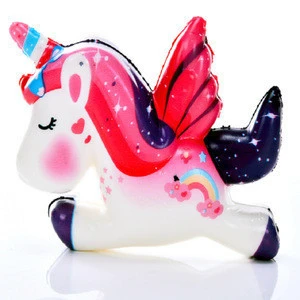 Lipan-2018 Fashion Colorful Unicorn Squishy Animal Slow Rising Stress Relief Toy for Kids/Adults