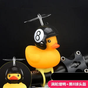 Lipan-Bicycle Bell Broken Wind Duck Mtb Road Bike Moto Riding Light Cycling Accessories Small Yellow Duck Helmet Child Horn