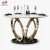 Import Living Room Thicken Luxury Modern Marble Top Stainless Steel Dining Tables Sets from China
