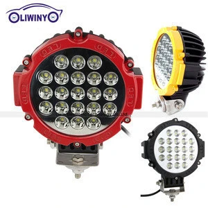 liwiny Wholesale 10-30V Car Lighting System 7inch 63W Spot Flood Led Work Light For Auto Spare Parts Driving Light