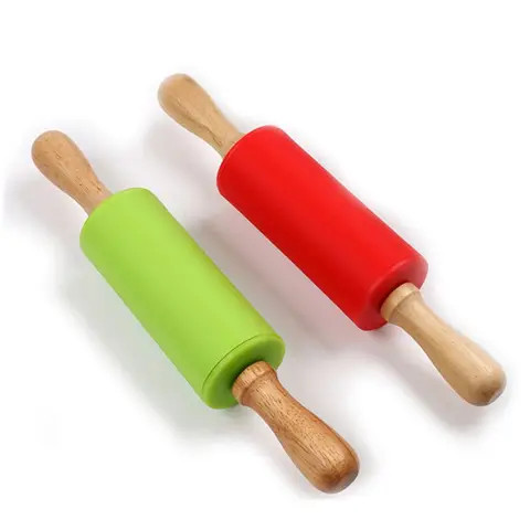 Buy Lixsun 9 Inch Children Design Silicone Rubber Rolling Pin For Kids ...