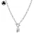 Import Lock Pendant With Cable Chain Stainless Steel Necklace Golden  & Silver from China