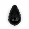 Loose Gemstone Drilled Factory Manufacturer DIY Teardrop 7x11mm Faceted Black Agate Onyx