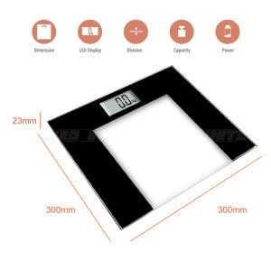 Low Battery And Overload Indicator Digital Body Weight Bathroom Scale