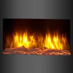 Low MOQ Interior Mounted Stone Walls Wall Hanging Electric Fireplace