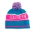 Import Low MOQ personalized logo custom woven label top pom pom winter beanie hats from China