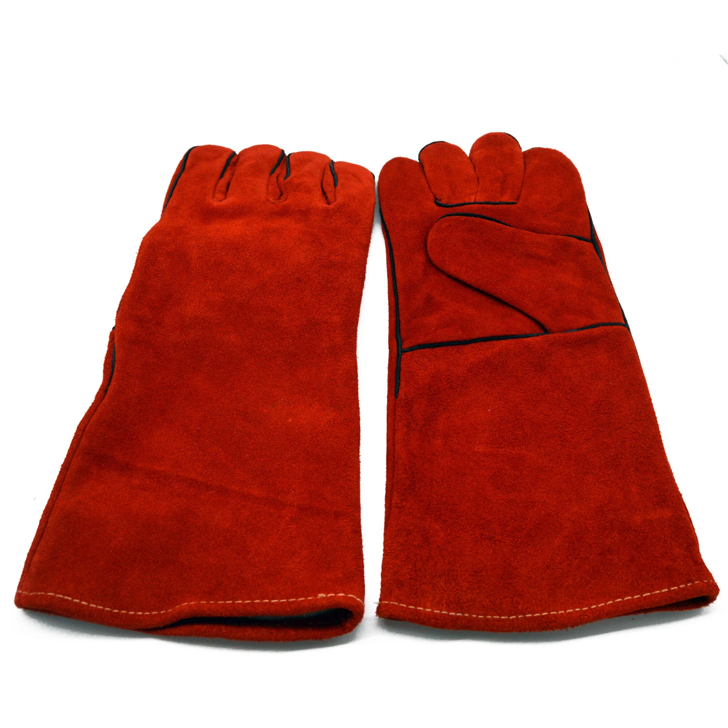 Low Price Tig Welding Gloves Soft Tech Leather Safety Cowhide Welding Gloves
