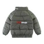 LT- MY228 Baby winter design army green cold-proof feather coat jacket 3-8 years in stock / OEM Custom