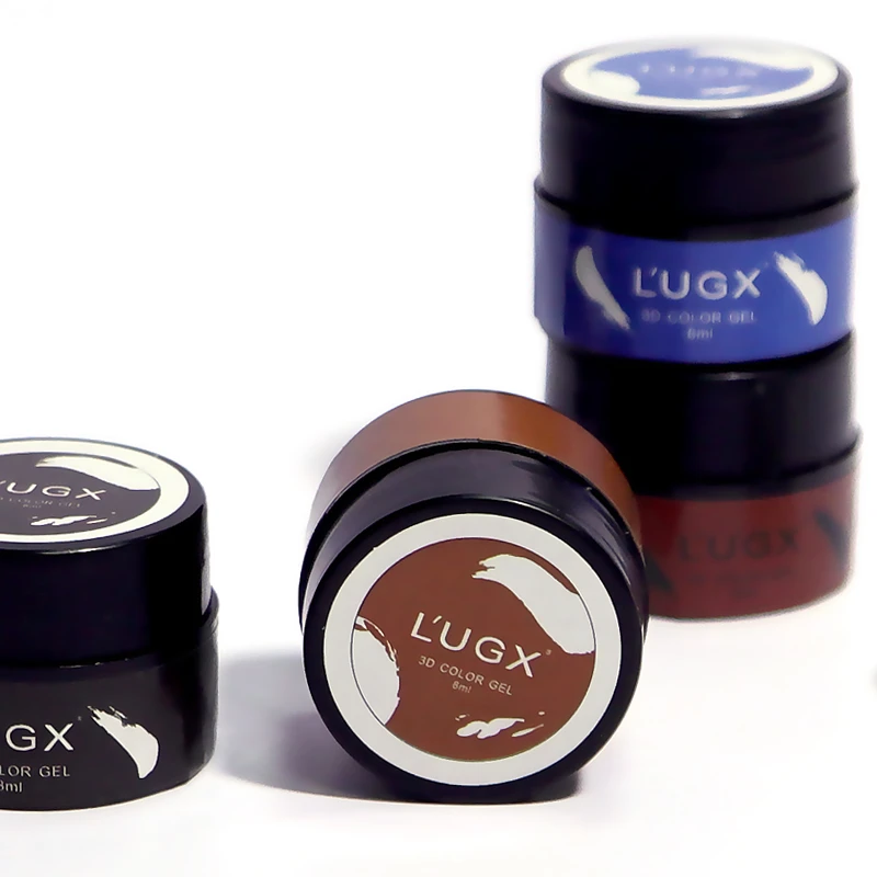 LUGX Gel lacquer polish UV gel nail polish 3D metallic lacquer gel professional supplies nail products salon cosmetics
