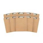 LULAND Wood Hard Board Office A4 MDF Wooden Clipboards with Butterfly Clip