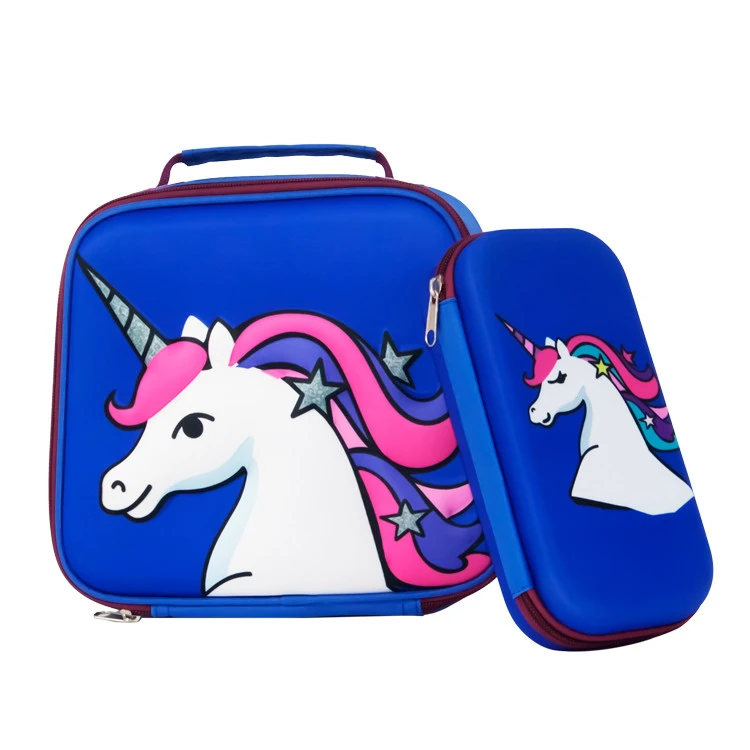 Lunch boxes and Pencil case cooler bag for frozen food for children