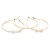Import Luxury Daily Wear White Pearl Beaded Headband Handmade Elastic Pearl Bow Hair Accessories Hairband for Girls from China