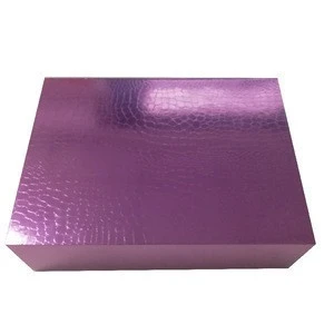 Luxury High Quality Leatherette Paper Stock Box Ready for Sale Flat Foldable Flip Top Magnetic Closure Packaging Gift Box