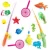 Import Luxury Pool Game Kids Summer Magnetic Fishing Toys With 39 Float Fish &amp; Ocean See Animals Double Fishing Pole from China