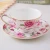 Import luxury tea cup gift set ceramic coffee cup,  royal drinking tea bone china cup and saucer set from China