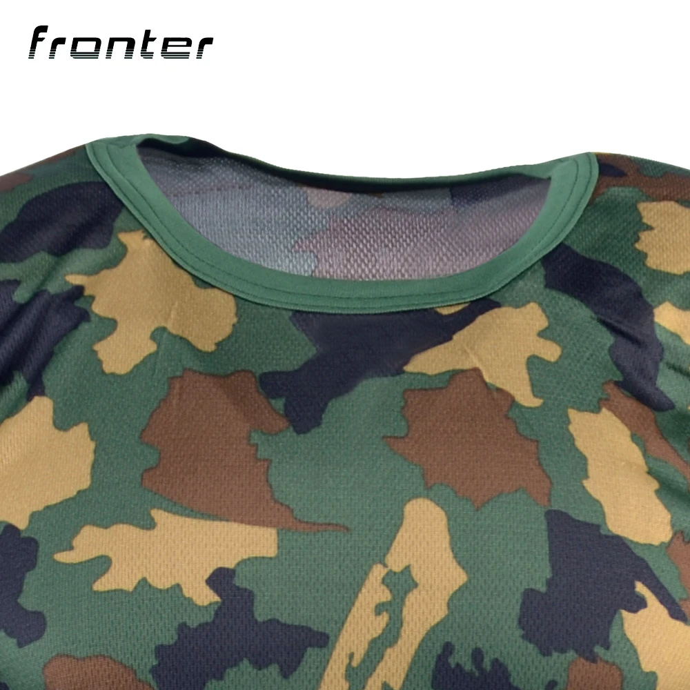 Made in China Grade Quality Shirt Army Combat Polygon Woodland Mesh Mens Shirt