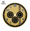 Made in China watch dial full sandblasting process three-dimensional real  nail inlay business dial