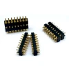 Magnetic spring-load male female 2*8 pogo pin double row connector