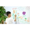 Magnetic whiteboard with self-adhesive Dry erase wall sticker for kids room drawing board large size 80 x 50 cm
