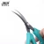 Import manganese steel elbow scissors carpet leather fabric cutting household  curved blade warped scissors rubber handle from China
