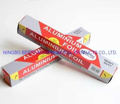 Manufacture Aluminum/Aluminium Foil Coil for Household/Barbecue/Home Foil/Tinfoil/Take Away