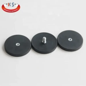 Manufacturer Custom N35 N52 Neodymium NdFeB Strong Rubber Magnet Permanent Moto Processing Service with Moulding Included