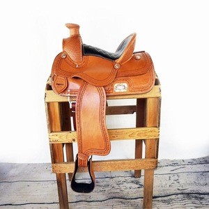 Manufacturer Price Horse Leather Western Saddle Top quality Horse Leather Western Saddle