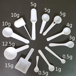 5g Plastic Scoop 5 Gram Measuring Spoon Plastic Spoons - China