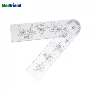 Medical Ruler Plastic Goniometer Angle Medical Ruler Orthopedics Tool Instruments for Docror and Medical Students