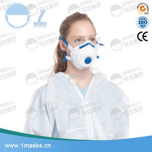 Medical surgical non woven chemical mask protection smoke respirator