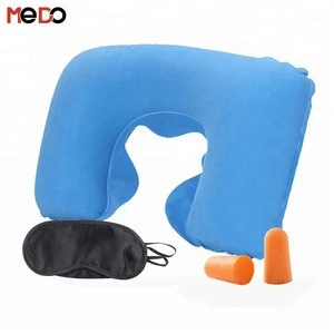 MEDO packing cubes travel set, airline amenity kit travel set including neck pillow eye mask and ear plug for travel use