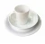 Import melamine dinnerware 12 pcs melamine dinner set with white color  plate and bowl mug set from China