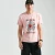 Import Mens round neck pink tee from China