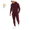Mens Sets High Quality Casual crew neck  Mens gym fitness workout track sports Warm up
