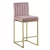 Import Metal velvet high bar counter stool chair modern with back from China