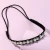 Mgirlshe Luxury Baroque Glass Beads Stone Headband Elastic Headband Fashion High Quality Hair Accessories