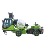 mini 2m3 bidirectional concrete cement mixer concrete truck