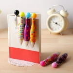 Mini Bowling Cute Pens For Girls Easy To Take Custom Logo Ball Pens With Retractable Twist Design For School And Office Supplies
