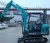 Import mini excavator smallest digging machine  2.6 tons  hydraulic crawler rubber tracks for garden home farm use from China