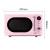 Import Mini mini retro microwave oven household 20 litre flat plate without turntable hot thawing energy saving hot rice with steamer from China