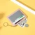 Import Mini Wallet Keychain Womens Business Credit Card Holder Pu Case i d Wallet Key Chain Coin Purse Keychain from China